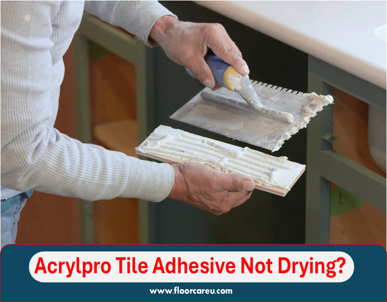 Acrylpro Tile Adhesive Not Drying?