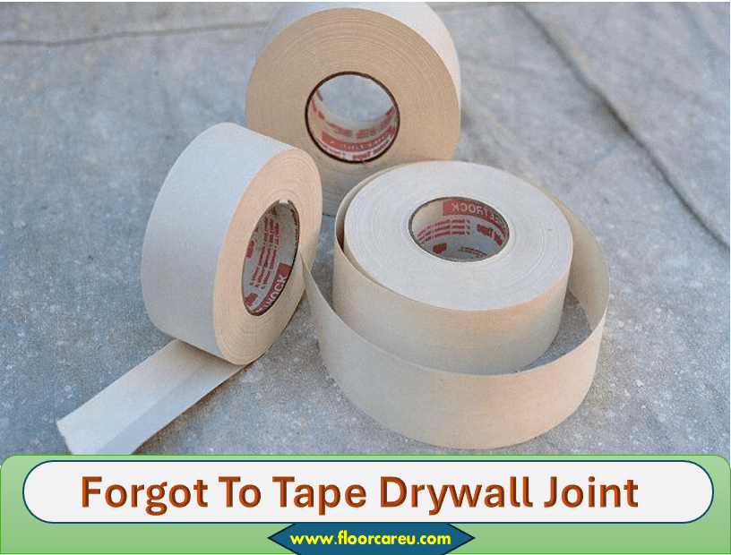 Forgot To Tape Drywall Joint