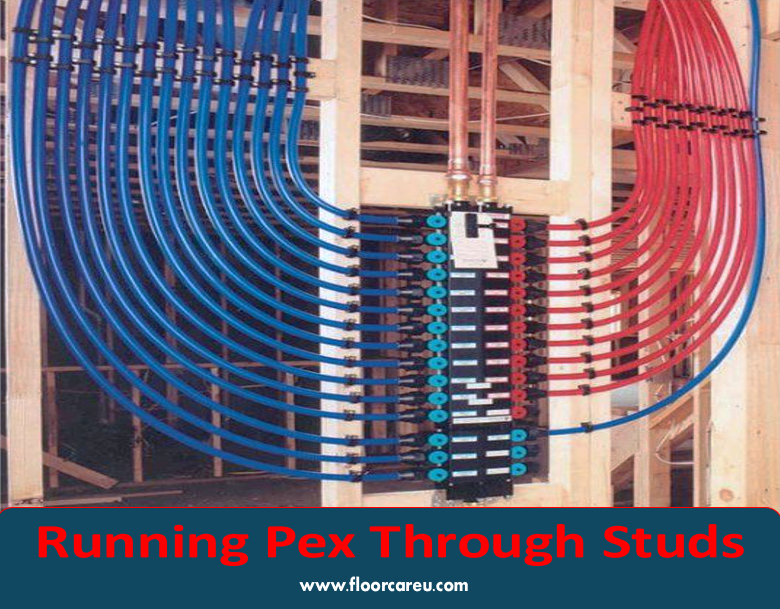 Running Pex Through Studs