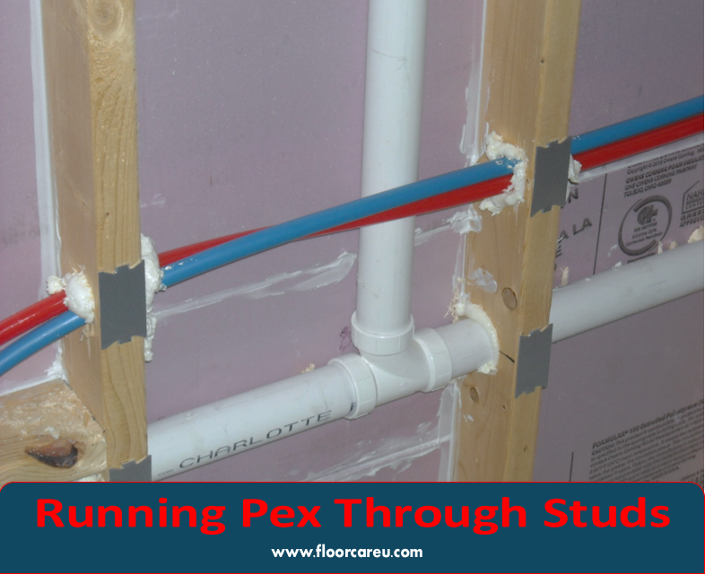 Running Pex Through Studs