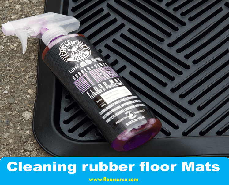 Cleaning rubber floor Mats